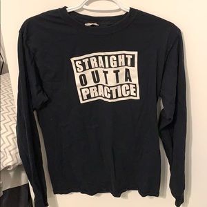 Straight outta practice volleyball shirt